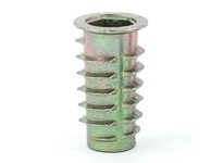 E-Z LOK 951618-25 Threaded Insert for Soft Wood - Flanged - 5/16-18 x 25mm Pack of 25