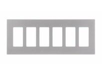 Cooper Eaton 9526SG Wallplate Aspire 6G Deco Screwless | Quality Supplies