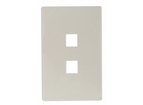 Cooper Eaton 9551DS Wallplate Aspire 1G 2Port Modular Mid DS | YarinInd