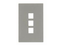 Cooper Eaton 9552SG Wallplate Aspire 1G 3Port Modular | YarinInd