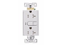 Cooper Eaton 9569TRSWS GFCI Aspire TR ST 20A 125V 2P3W White Satin