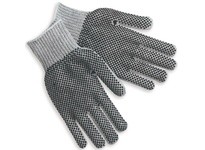MCR 9662LM Regular Weight Cotton/Polyester Black Dots 2-Sides Gray | Industrial Supplies