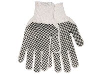 MCR 9667LM Economy Weight Cotton/Polyester Dots 2-Sides | Durable Gloves