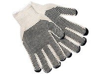 MCR 9667SM Economy Weight Cotton/ Polyester Dots 2-Sides Natural Hemmed