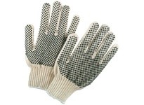 MCR 9668S Regular Weight Cotton/Polyester PVC Dot 2-Sides Natural Hemmed