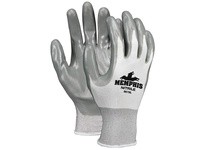 MCR 9679L Memphis 13 Gauge Nylon Shell Gray Nitrile Dip