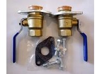 Grundfos 96806131 1" Bronze Flange Isolation Valve Set | Durable Threaded Valves