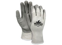 MCR 9690L Flex-Therm 10 Gauge Heavy Weight Gray Acrylic/Cotton/Poly Shell Gray Latex Dipped Palm & Fingertips
