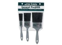 Bestt Liebco 993218030 General Purpose Polyester Brush 3 Pc Set (1in.- 2in.- 3in.) Rubberset (12)