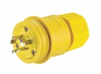 Cooper Eaton 9965PWBK Plug WT 20A 125/250V 3P3W H/L Black