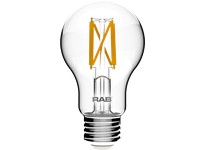 RAB A19-5-E26-950-F-C Filament A19 5W 40EQ 450LM E26 CRI90 5000K Dim Clear
