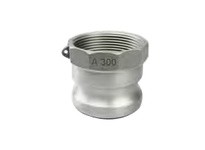 Jason Industrial A250A, 2-1/2" Size Part A Male Adapter x Female Thread Cam and Groove Coupling