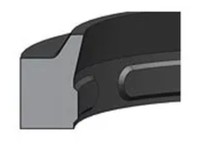 Dichtomatik A40-16X22X3.4 WIPER D STYLE NITRILE 90 DURO WIPER METRIC