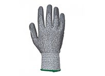 PortWest UA622 Cut 5 PU Palm Glove Grey Large | YarinInd