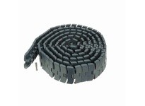 System Plast NGE2260FT-M-K330 2260 Series Side-Flexing Chainbelt, 3.3" Width, 1" Pitch, 0.34" Flight Thickness, NGE Grey Blue, F