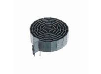 System Plast NGE831-K325 831 Series Straight-Running Chain, 3.25" Width, 1.5" Pitch, 0.19" Flight Thickness, NGE Grey Blue, Flat