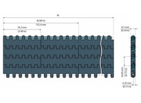 System Plast NGE2190FT-K1500 Modular Plastic Belt | Industrial Supplies