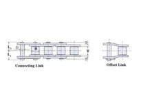 HKK AARC035R1B 35R AQUA-SERIES II 50FT CHAIN 3/8" PITCH RIVETED