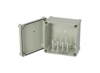 Fibox ABS 1919 13 G enclosure 7.48 x 7.48 x 5.12" opaque cover