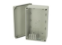 Fibox ABS M 95 G enclosure 9.l"x5.5"x3.7" opaque cover