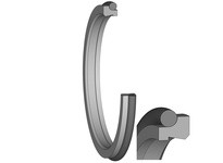 Dichtomatik AD60-36X42.8X5 WIPER 40 PERCENT BRONZE FILLED PTFE/NBR 70 O-RING ENERGIZED DOUBLE WIPER