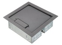 Hubbell Wiring AFB401GNT ACCESS FLOOR BOX & CVR 4 GANG SHAL GNT