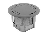 Hubbell Wiring AFB801GNT ACCESS FLOOR BOX ROUND 4-GANG GRANITE