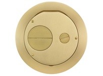 Hubbell Wiring AFBS1R6FFCVRBRS 6" AFBS1R6 Furn Feed Cover Brass | Industrial Supplies