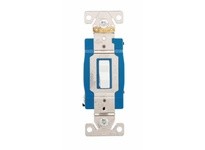 Cooper Eaton AH1203W SW Toggle3Way 15A 120/277VAutoGrd B&S White