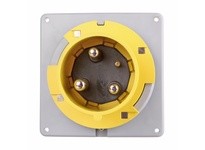 Cooper Eaton AH3100B4W Inlet Pin & Sleeve 100A 125V 2P3W WT YL | Industrial Supplies