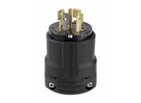 Cooper Eaton AH3521BK Plug 20/10A 250/600V 4P5W H/L Black | Industrial Supplies