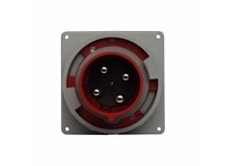 Cooper Eaton AH4100B7W Inlet Pin&Sleeve 100A480V 3PH 3P4W WT Red