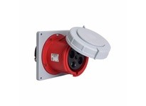 Cooper Eaton AH4100R7W Receptacle Pin&Sleeve 100A 480V 3PH 3P4W WT Red