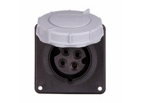 Cooper Eaton AH420R5W Receptacle Pin&Sleeve 20A 600V 3PH 3P4W WT Black