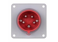 Cooper Eaton AH516B6W Inlet Pin&Sleeve 16A 220/415V 4P5W WT Red