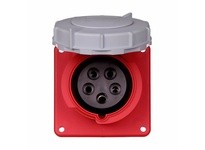 Cooper Eaton AH516R6W Receptacle Pin&Sleeve 16A 220/415V 4P5W WT Red