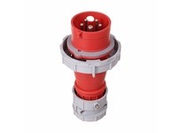 Cooper Eaton AH520P7W Plug Pin&Sleeve 20A 277/480V 3PH 4P5W WT Red