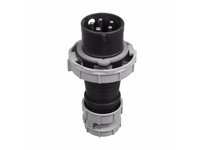 Cooper Eaton AH530P5W Plug Pin&Sleeve 30A 347/600V 3PH 4P5W WT Black