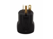 Cooper Eaton AH5364BK Plug 20A 125V 2P3W Str QuickGrip Black