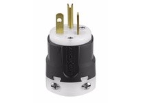 Cooper Eaton AH5366 Plug 20A 125V 2P3W Straight Black & White | YarinInd