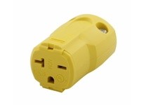 Cooper Eaton AH5469Y Conn 20A 250V 2P3W Str QuickGrip Yellow | YarinInd