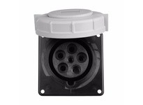 Cooper Eaton AH560R5W Receptacle Pin&Sleeve 60A 347/600V 3PH 4P5W WT Black