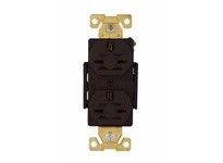 Cooper Eaton AH5662B Receptacle Duplex 15A250V 2P3W Brass Strap | Durable & Reliable