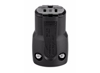 Cooper Eaton AH5969BK Conn 15A 125V 2P3W Str QuickGrip Black