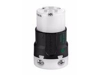 Cooper Eaton AH8219HG Conn HG 15A 125V 2P3W Straight Black & White