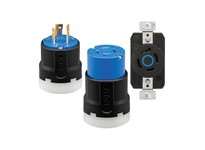 Cooper Wiring AHCL1130P 30 Amp Color Coded Locking Plug 3-Pole 3-Wire #14-8 AWG 250V Blue