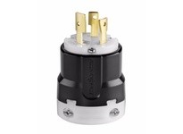 Cooper Eaton AHL1030P Plug 30A 125/250V 3P3W H/L Black & White