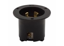 Cooper Eaton AHL1130FI Flanged Inlet 30A 250V 3PH 3P3W H/L Black & White