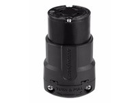 Cooper Eaton AHL1420CBK Conn 20A 125/250V 3P4W H/L Black | Industrial Supplies