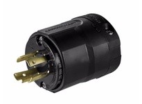 Cooper Eaton AHL1420PBK Plug 20A 125/250V 3P4W H/L Black